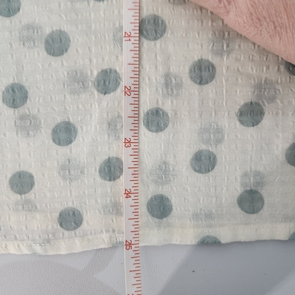 Mine Cream Polka Dot Women's Top, Size Small - Picture 8 of 8